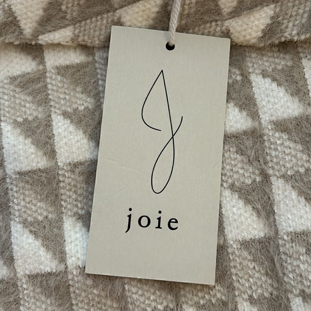 NEW Joie Tan And Cream Sweater Vest